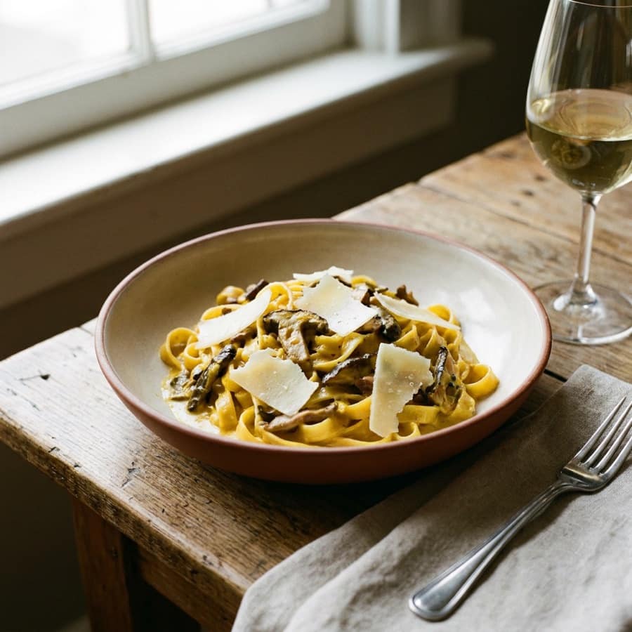 Mushroom Pasta Tray